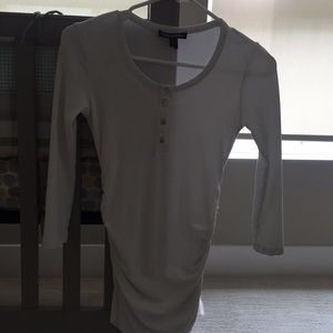 Isabella Oliver maternity shirt white size 0